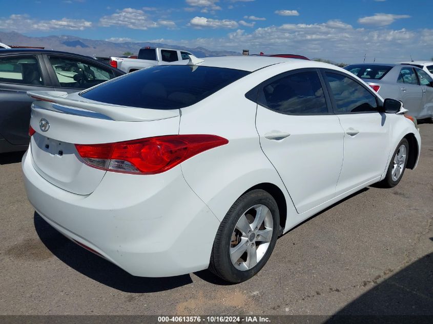 2013 Hyundai Elantra Gls VIN: 5NPDH4AE3DH363137 Lot: 40613576