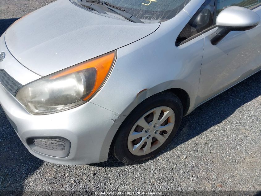 2012 Kia Rio5 Lx VIN: KNADM5A35C6089090 Lot: 40613590