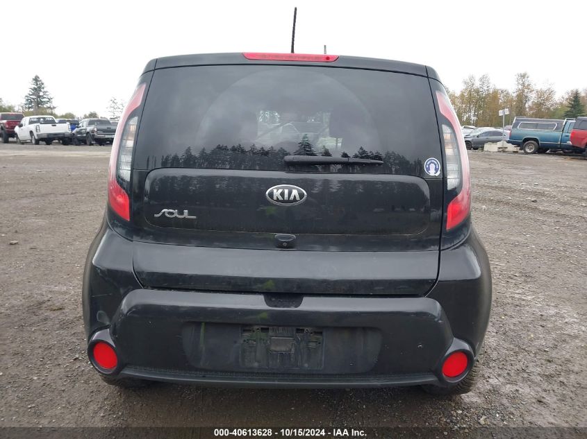 2016 Kia Soul + VIN: KNDJP3A51G7323731 Lot: 40613628