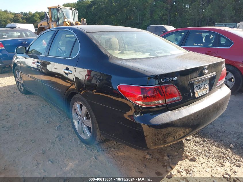 2005 Lexus Es 330 VIN: JTHBA30G255069043 Lot: 40613651