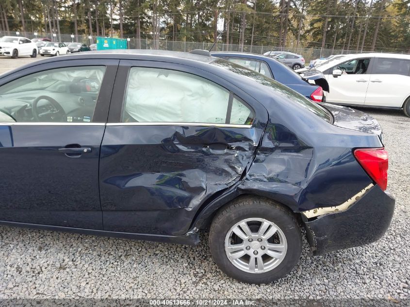 2016 Chevrolet Sonic Lt Auto VIN: 1G1JC5SG4G4160722 Lot: 40613666