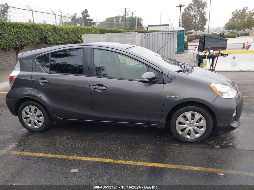 2014 Toyota Prius C Two VIN: JTDKDTB37E1567930 Lot: 40613721