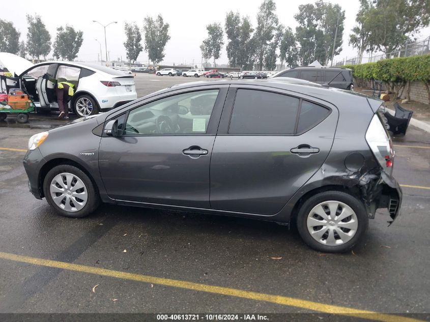 2014 Toyota Prius C Two VIN: JTDKDTB37E1567930 Lot: 40613721