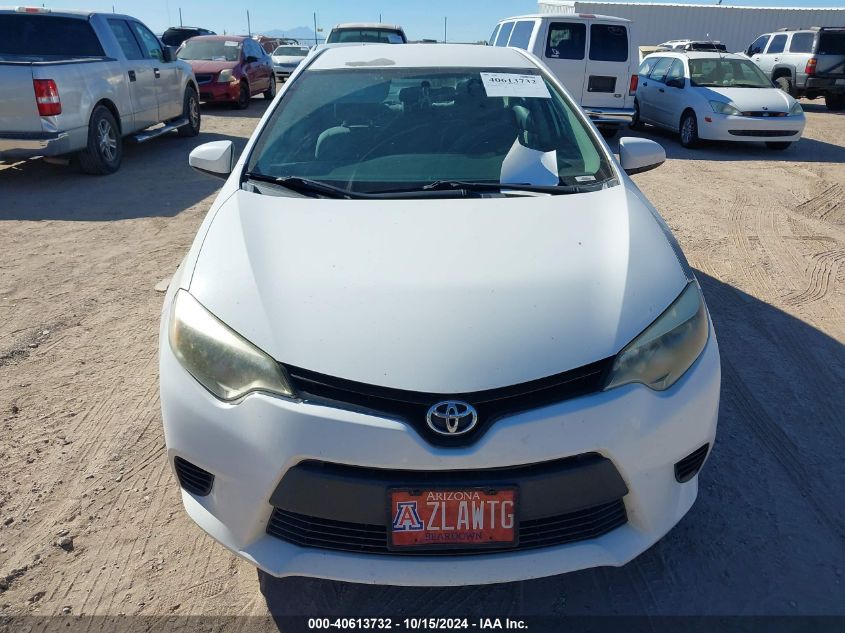 2014 Toyota Corolla Le VIN: 5YFBURHE2EP161304 Lot: 40613732