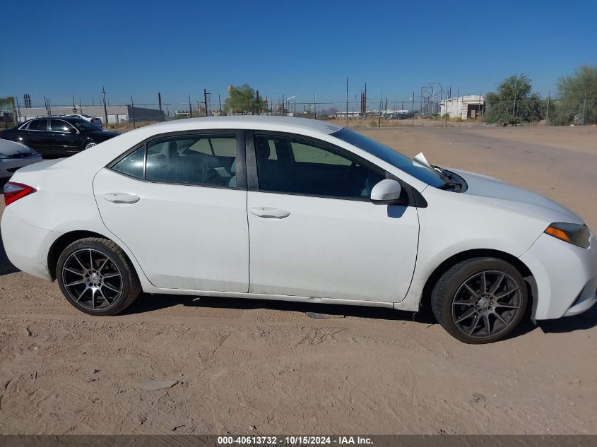 2014 Toyota Corolla Le VIN: 5YFBURHE2EP161304 Lot: 40613732