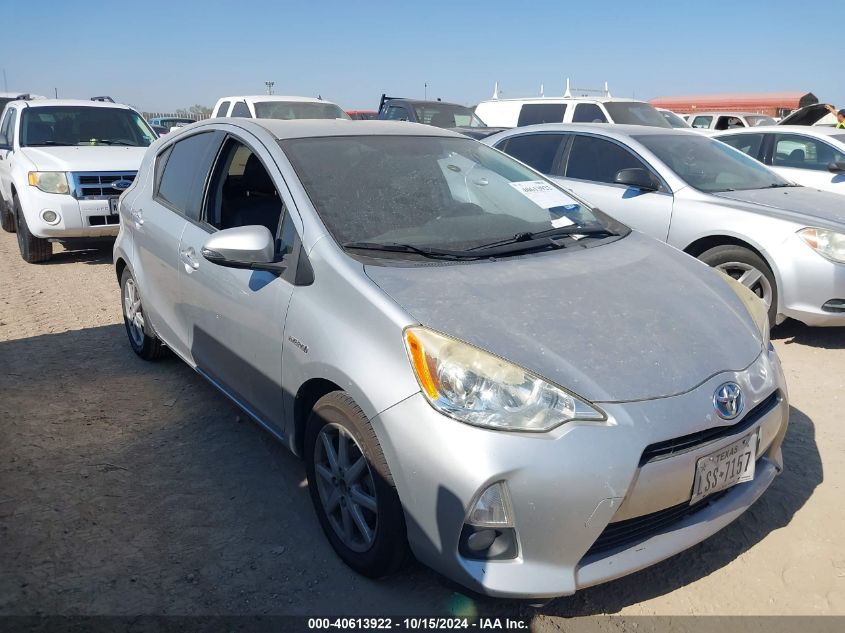 2012 Toyota Prius C Four VIN: JTDKDTB32C1523850 Lot: 40613922