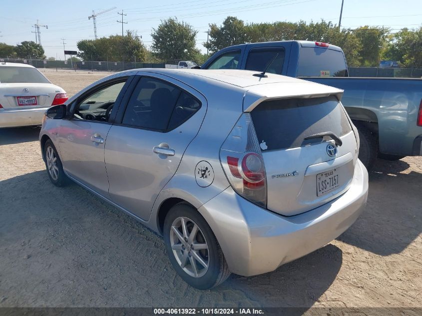 2012 Toyota Prius C Four VIN: JTDKDTB32C1523850 Lot: 40613922