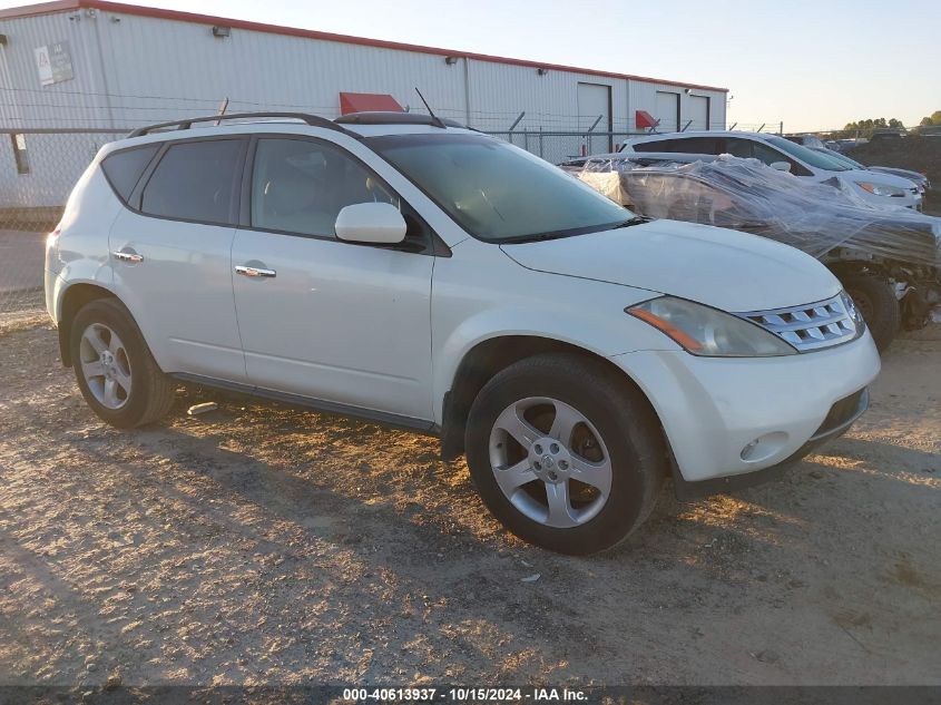 2004 Nissan Murano Sl VIN: JN8AZ08TX4W208659 Lot: 40613937