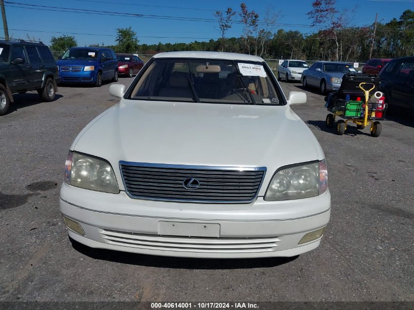 2000 Lexus Ls 400 VIN: JT8BH28F8Y0172762 Lot: 40614001