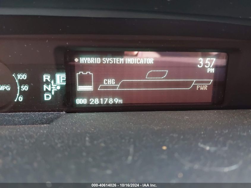 2010 Toyota Prius Iv VIN: JTDKN3DU6A0111677 Lot: 40614026