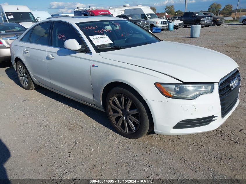 2013 Audi A6 3.0T Premium VIN: WAUGGAFC6DN017585 Lot: 40614095