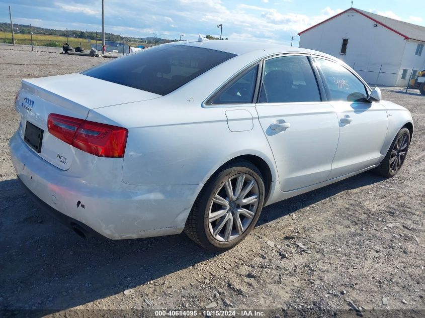 2013 Audi A6 3.0T Premium VIN: WAUGGAFC6DN017585 Lot: 40614095