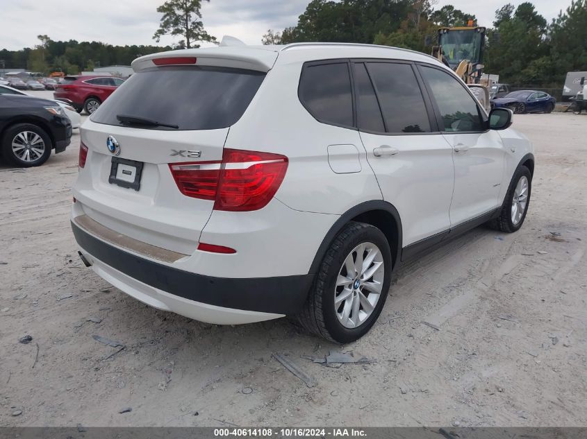 2014 BMW X3 xDrive28I VIN: 5UXWX9C56E0D14827 Lot: 40614108