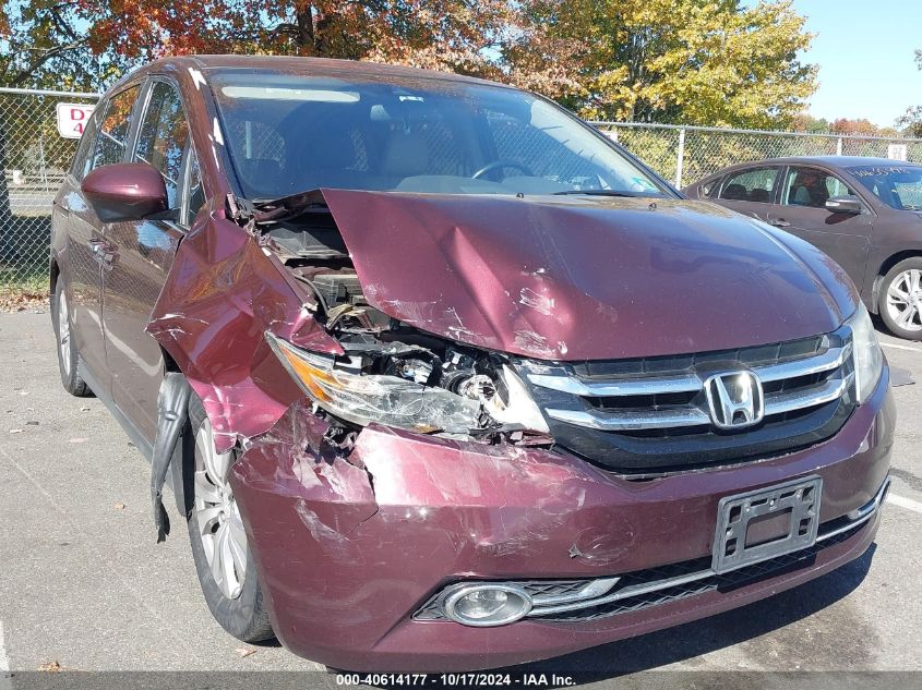 VIN 5FNRL5H69EB039702 2014 HONDA ODYSSEY no.1