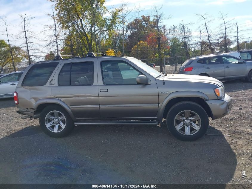 2004 Nissan Pathfinder Le Platinum VIN: JN8DR09Y54W917524 Lot: 40614184