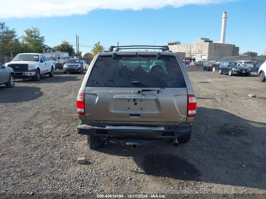 2004 Nissan Pathfinder Le Platinum VIN: JN8DR09Y54W917524 Lot: 40614184