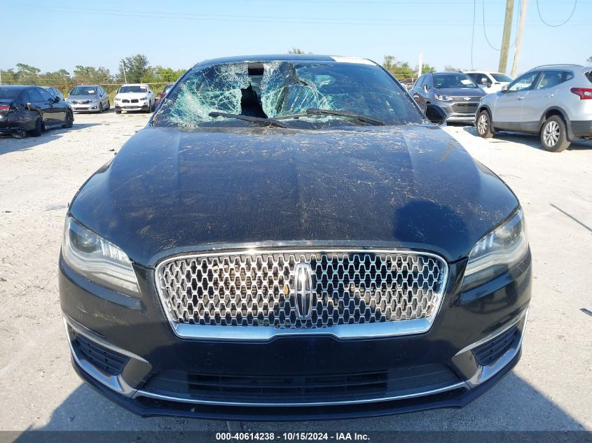 2017 Lincoln Mkz Select VIN: 3LN6L5C98HR657564 Lot: 40614238