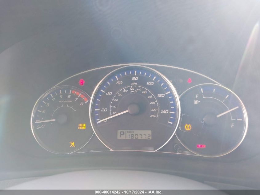 2010 Subaru Forester 2.5X Premium VIN: JF2SH6CC3AH729186 Lot: 40614242