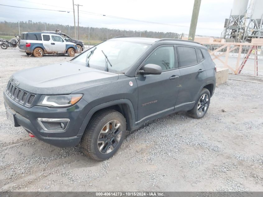 2018 Jeep Compass Trailhawk 4X4 VIN: 3C4NJDDB4JT206206 Lot: 40614273