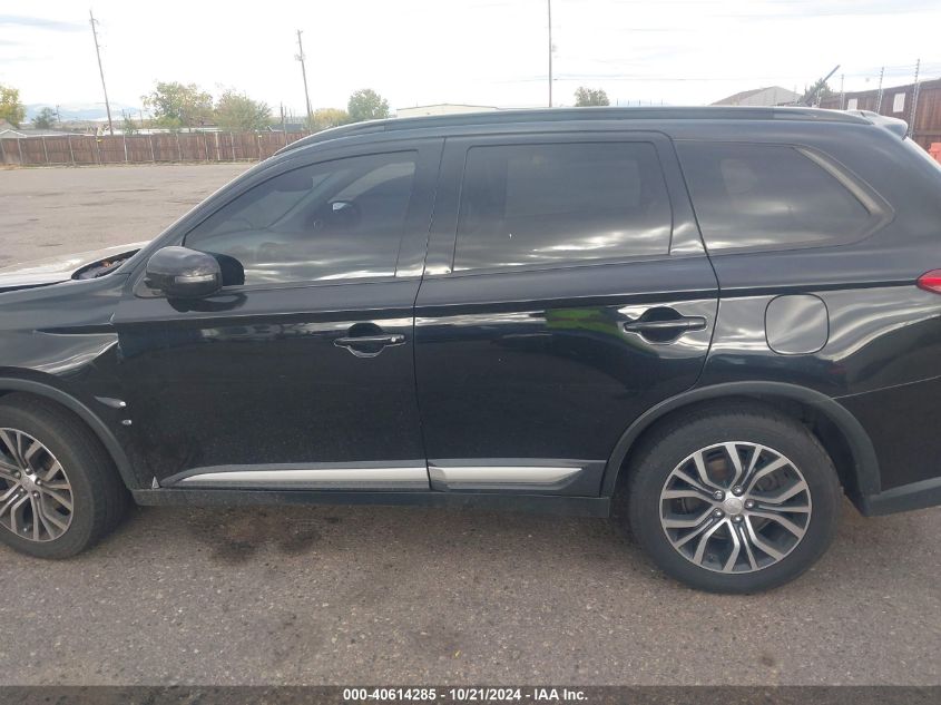 2016 Mitsubishi Outlander Se/Sel VIN: JA4AZ3A36GZ005725 Lot: 40614285