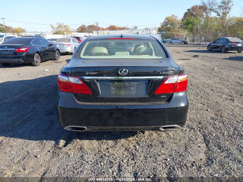 2011 Lexus Ls 460 VIN: JTHCL5EF6B5011085 Lot: 40614305