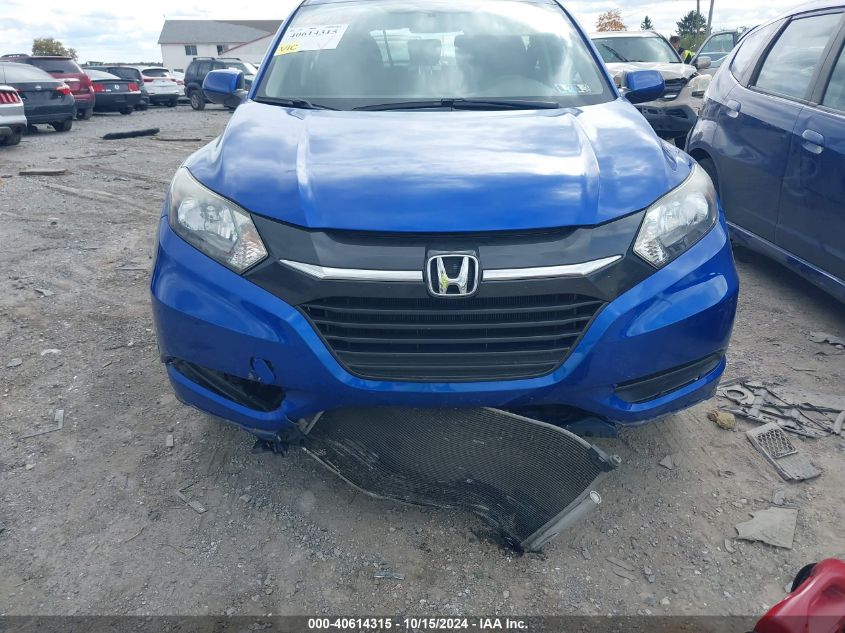 2018 Honda Hr-V Lx VIN: 3CZRU6H33JG729646 Lot: 40614315