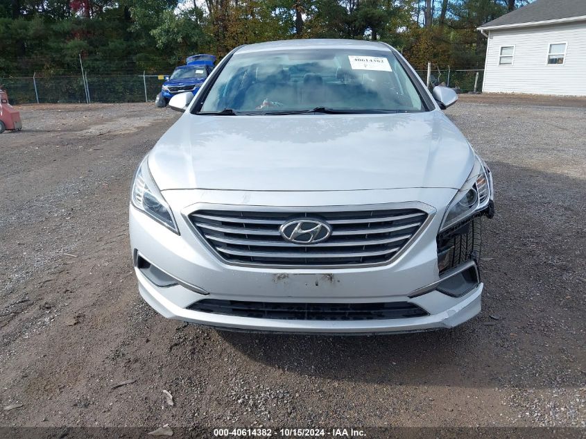 2016 Hyundai Sonata Se VIN: 5NPE24AF1GH376228 Lot: 40614382