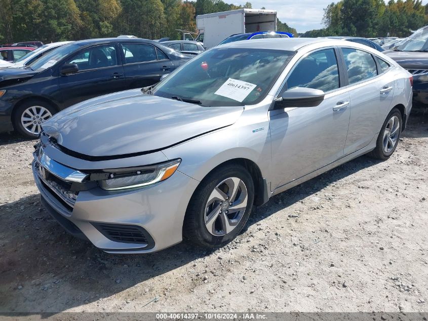 2019 Honda Insight Ex VIN: 19XZE4F51KE031710 Lot: 40614397