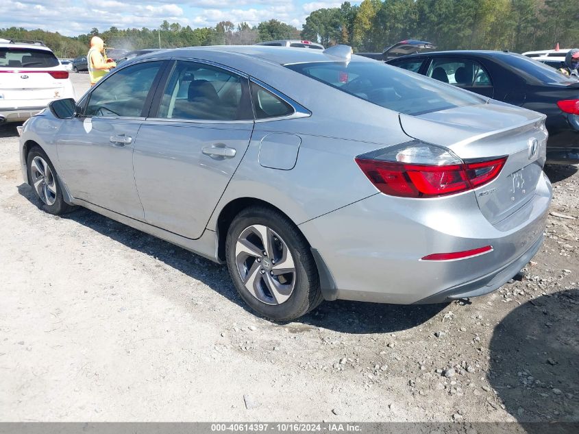 2019 Honda Insight Ex VIN: 19XZE4F51KE031710 Lot: 40614397