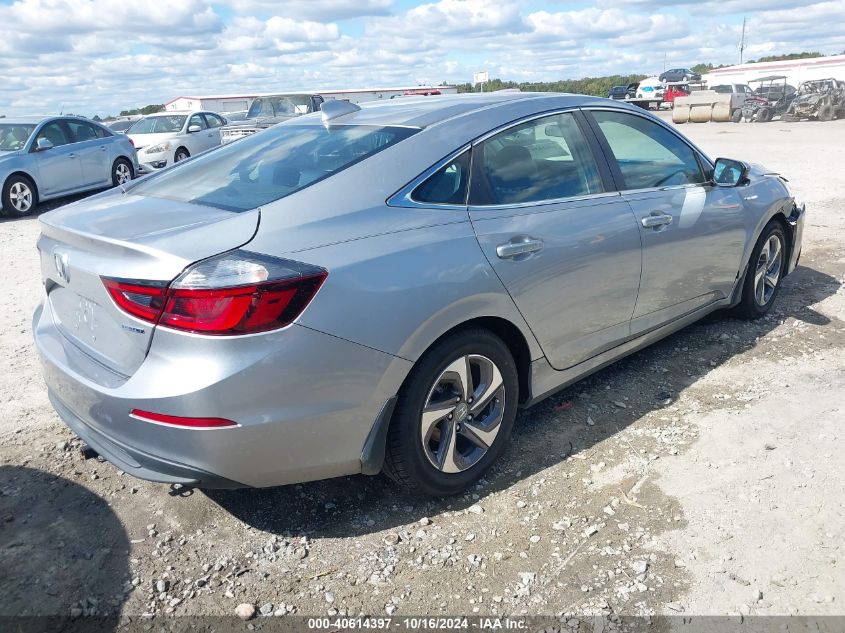 2019 Honda Insight Ex VIN: 19XZE4F51KE031710 Lot: 40614397