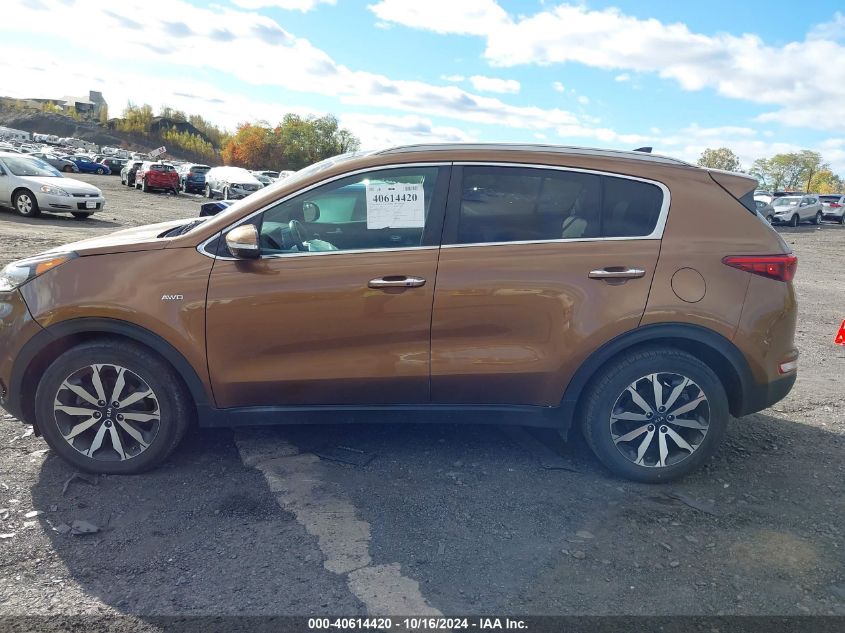 2017 Kia Sportage Ex VIN: KNDPNCAC0H7035666 Lot: 40614420