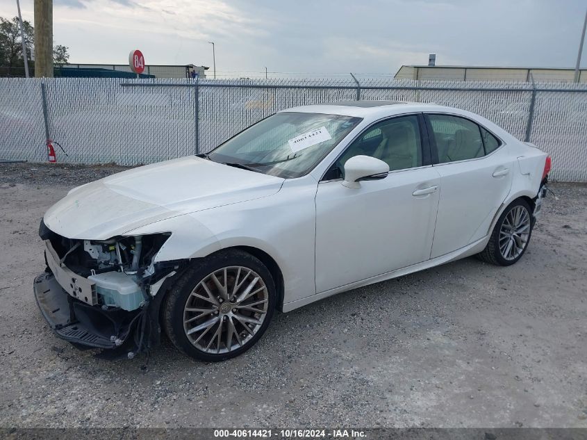 VIN JTHBA1D2XG5030027 2016 Lexus IS, 200T no.2