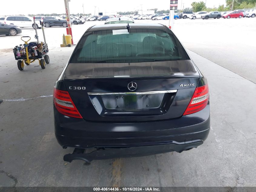 2013 Mercedes-Benz C 300 Luxury 4Matic/Sport 4Matic VIN: WDDGF8ABXDR279301 Lot: 40614436