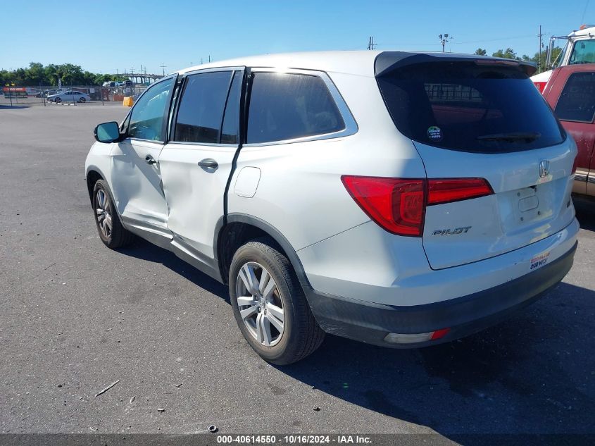 VIN 5FNYF5H16JB031722 2018 HONDA PILOT no.3