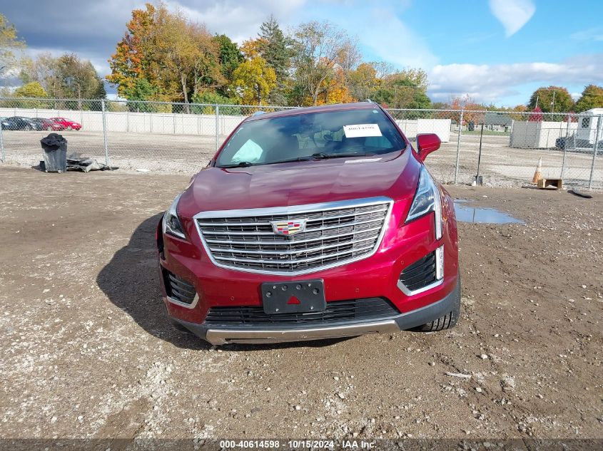 2017 Cadillac Xt5 Platinum VIN: 1GYKNFRS5HZ204621 Lot: 40614598