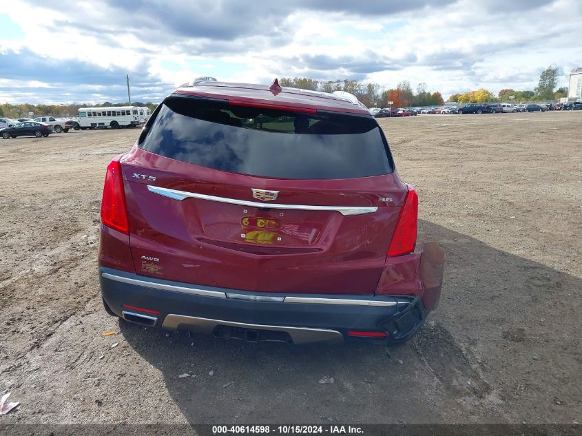 2017 Cadillac Xt5 Platinum VIN: 1GYKNFRS5HZ204621 Lot: 40614598