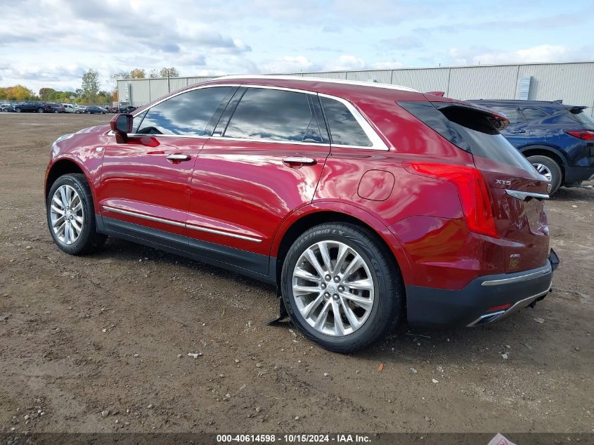 2017 Cadillac Xt5 Platinum VIN: 1GYKNFRS5HZ204621 Lot: 40614598