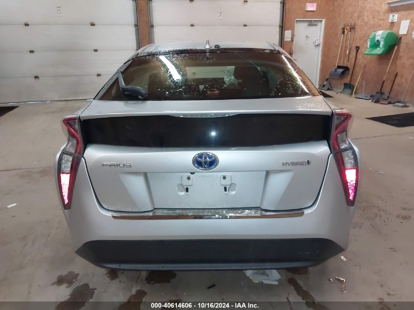 2016 Toyota Prius Two VIN: JTDKBRFU5G3011392 Lot: 40614606