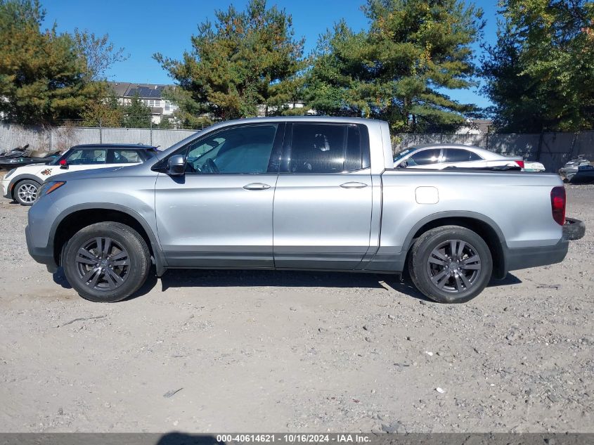 2019 Honda Ridgeline Sport VIN: 5FPYK3F13KB038042 Lot: 40614621