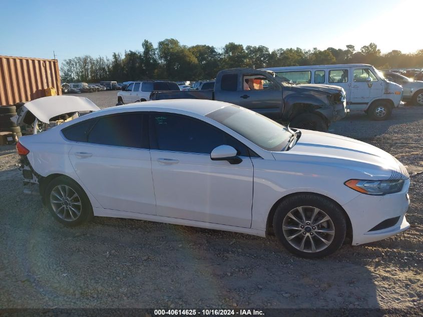 2017 FORD FUSION SE - 3FA6P0H74HR355732