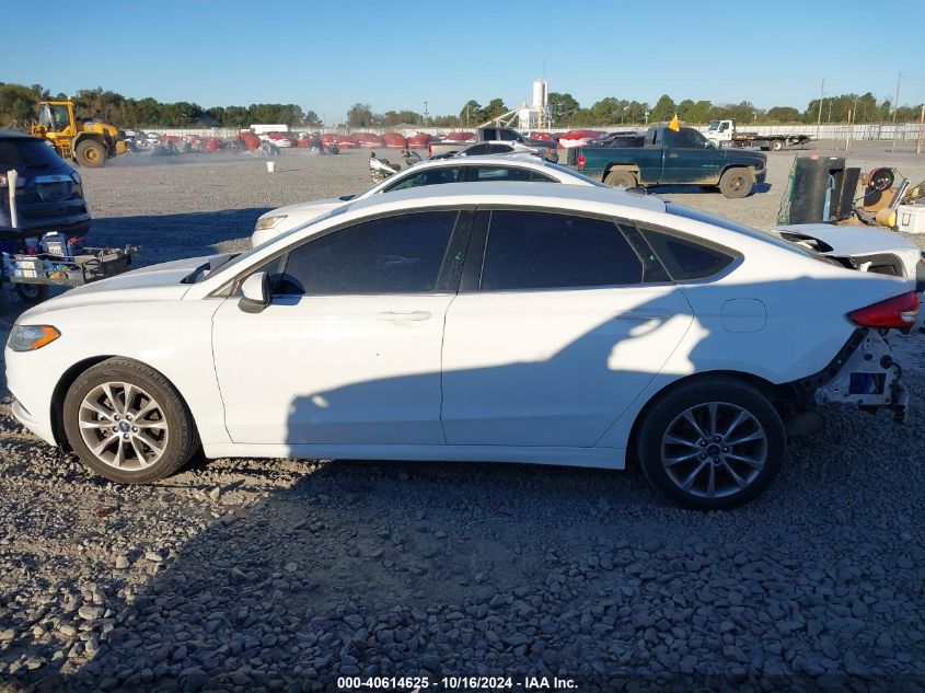 2017 FORD FUSION SE - 3FA6P0H74HR355732