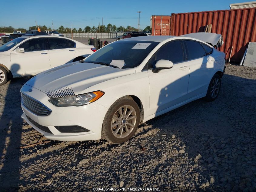 VIN 3FA6P0H74HR355732 2017 Ford Fusion, SE no.2