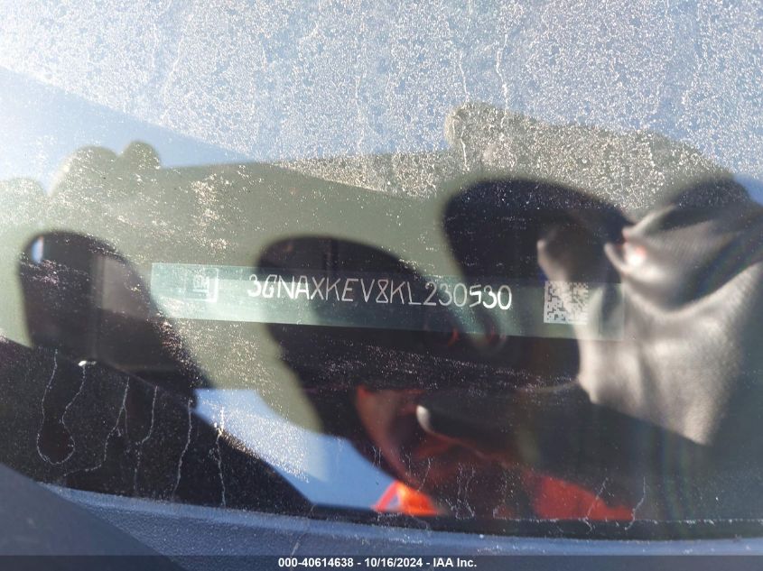 2019 Chevrolet Equinox Lt VIN: 3GNAXKEV8KL230530 Lot: 40614638