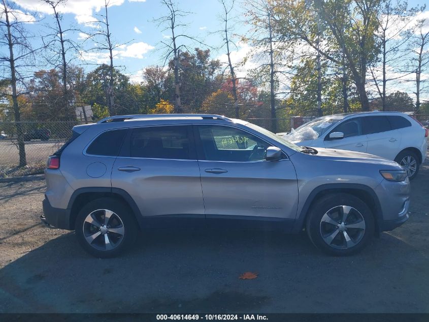 2019 Jeep Cherokee Limited 4X4 VIN: 1C4PJMDX1KD342949 Lot: 40614649