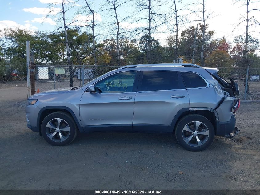 2019 Jeep Cherokee Limited 4X4 VIN: 1C4PJMDX1KD342949 Lot: 40614649