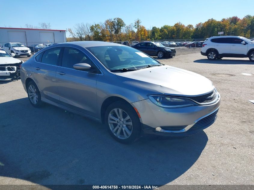 VIN 1C3CCCAB7GN160495 2016 CHRYSLER 200 no.1