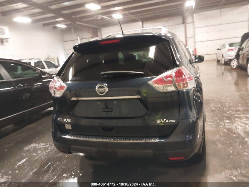 2016 Nissan Rogue Sv VIN: KNMAT2MV9GP714921 Lot: 40614772