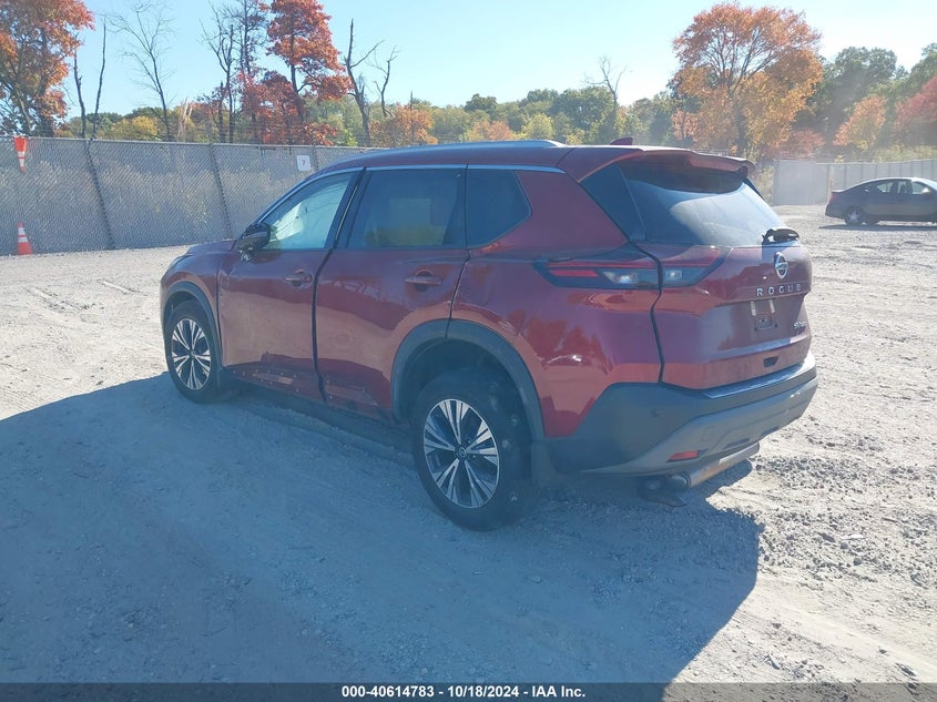 VIN 5N1AT3BB9MC788014 2021 NISSAN ROGUE SV INTELLIGENT AWD