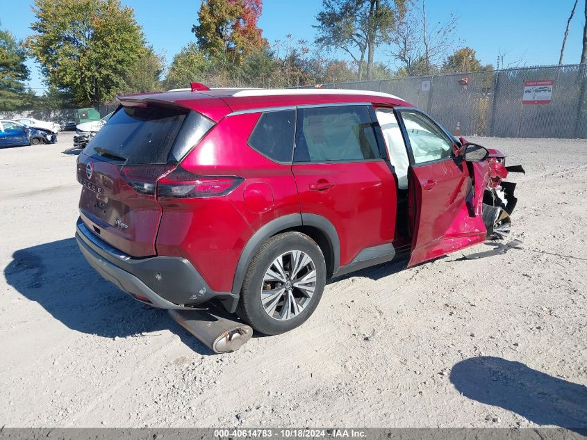 VIN 5N1AT3BB9MC788014 2021 NISSAN ROGUE SV INTELLIGENT AWD