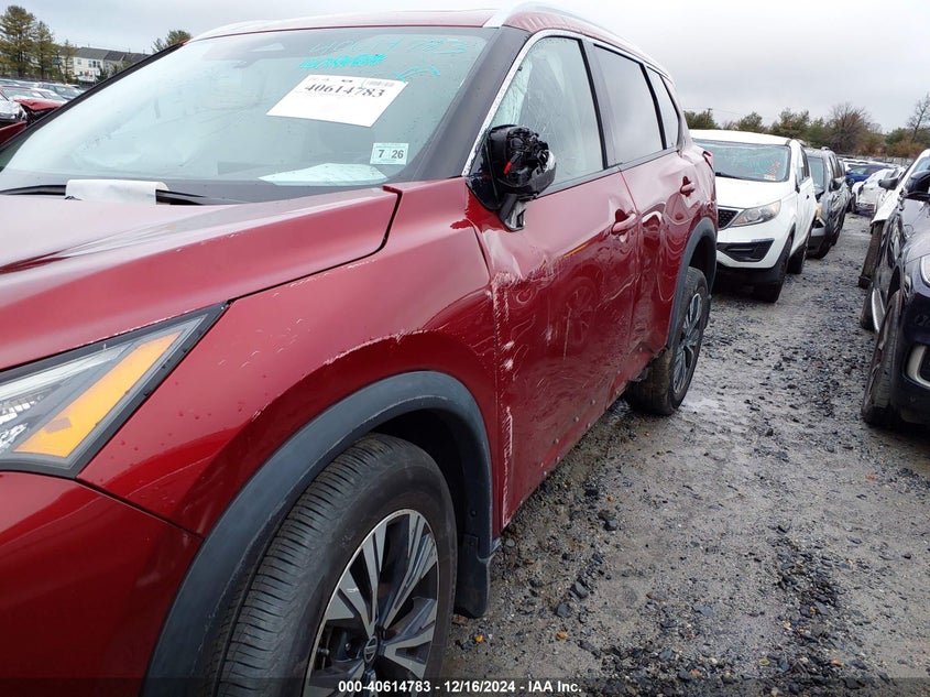 VIN 5N1AT3BB9MC788014 2021 NISSAN ROGUE SV INTELLIGENT AWD